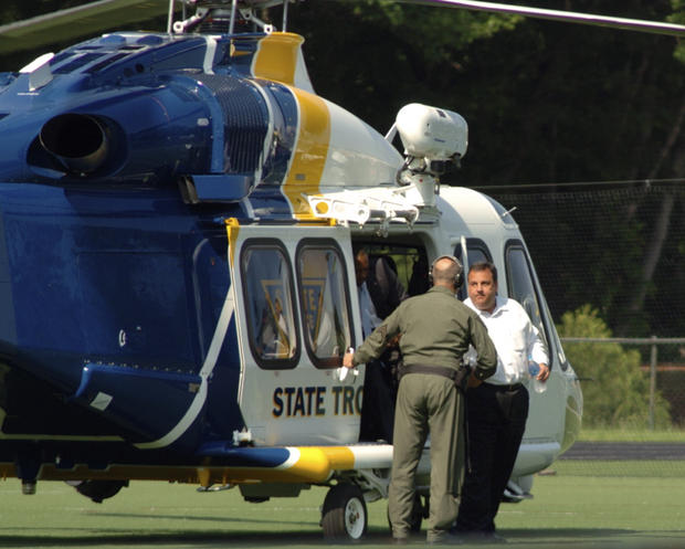 Chris Christie, helicopter 