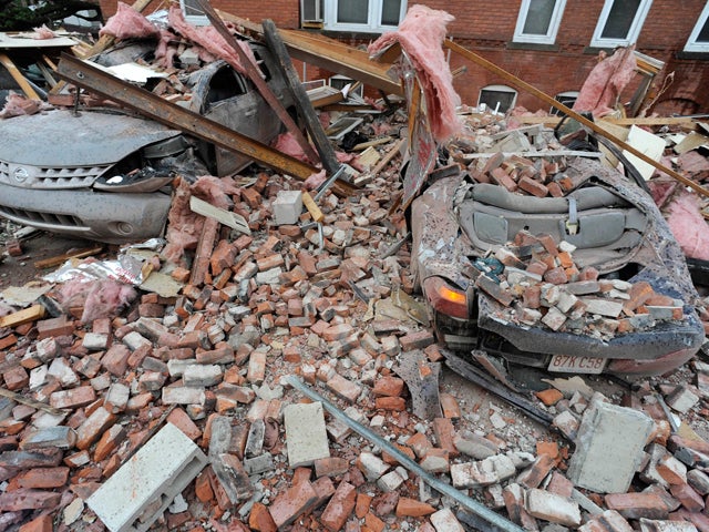 Storm damage in Springfield 