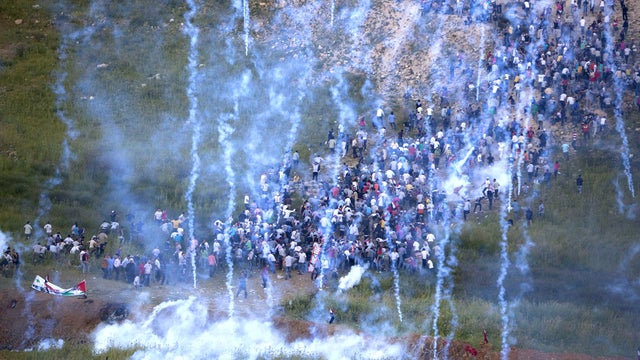 Israel Palestine Syria clashes 