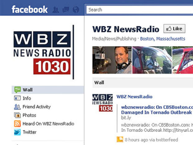WBZ NewsRadio on Facebook 