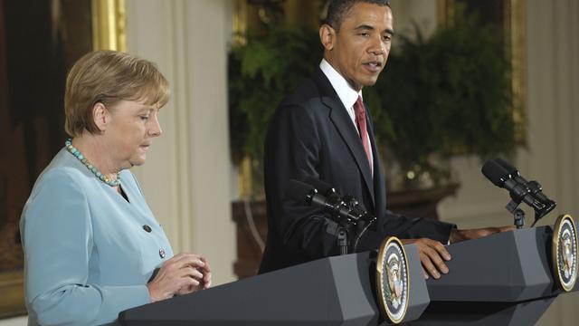 Barack Obama, Angela Merkel 