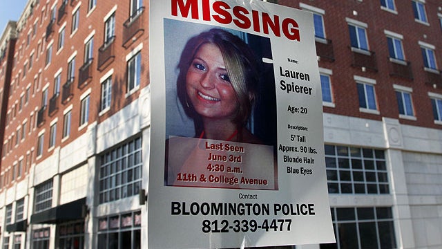 Lauren Spierer disappeared around 4:20 a.m. on Friday. Police say they suspect foul play in the disappearance of a 20-year-old Indiana University student five days ago, but have little information about what happened to her. 