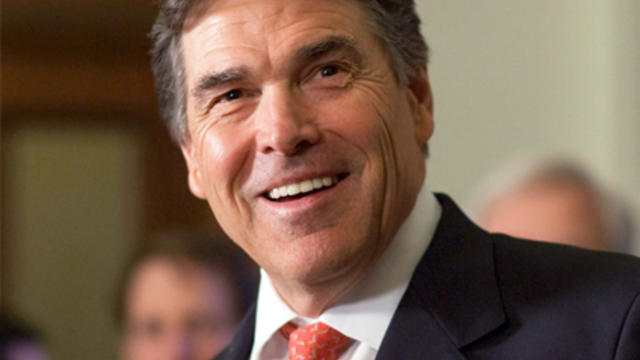 This May 23, 2011 photo shows Texas Gov. Rick Perry speaking before ceremonially signing a bill in Austin, Texas. Perry says he'll consider seeking the Republican nomination for president. Perry reversed course Friday, May 27, 2011 after saying for months 