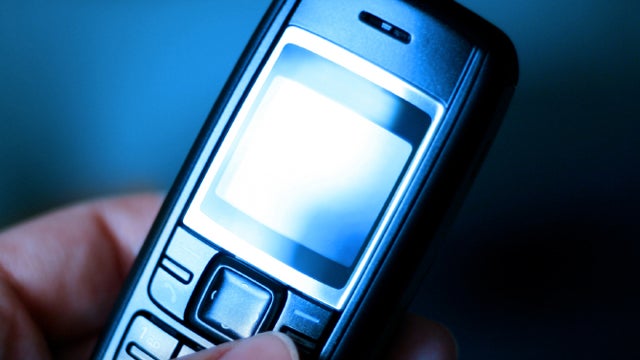 Text message, cell phone 