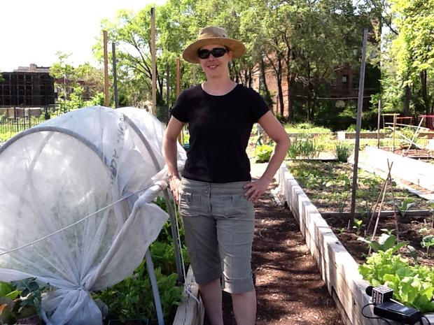Project Manager of Midtown's Community Garden Ann-Marie Borucki 