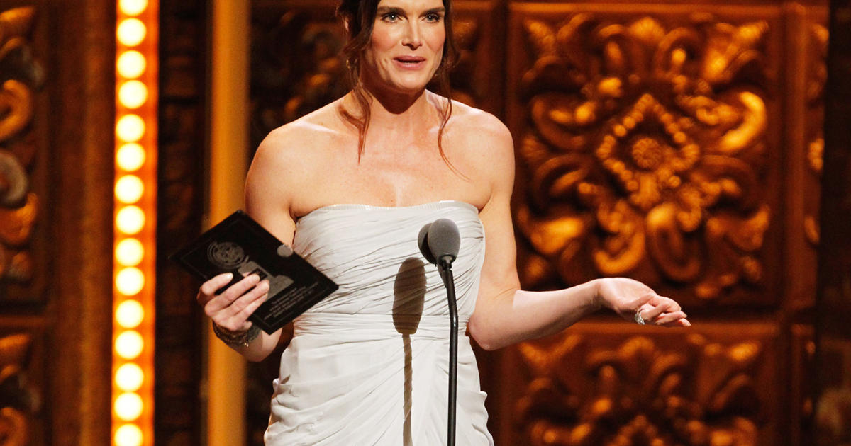 Brooke Shields Bleeped at Tonys CBS News