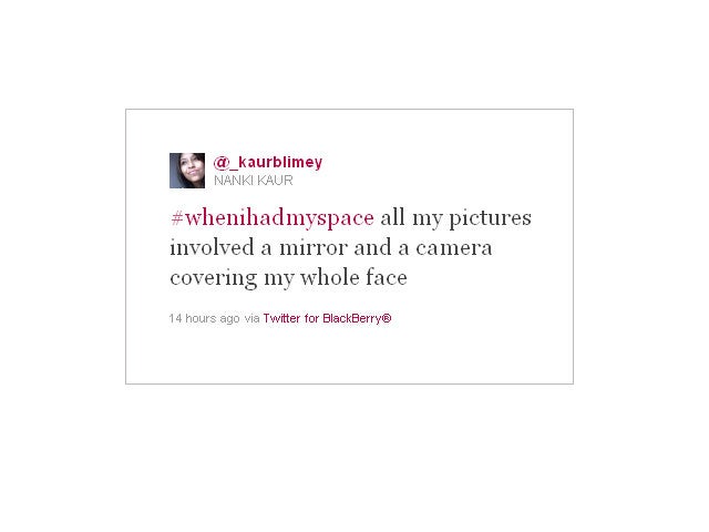 20 funny "when I had Myspace" tweets  