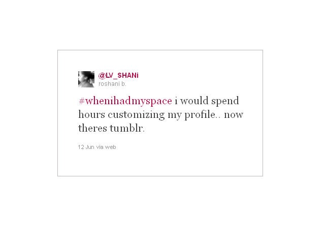 20 funny "when I had Myspace" tweets  