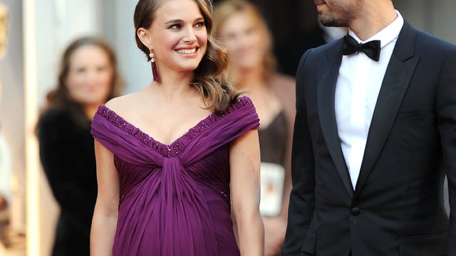 Actress Natalie Portman and Benjamin Millepied arrive at the 83rd Annual Academy Awards on Feb. 27, 2011, in Hollywood, Calif. 