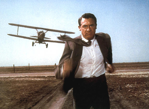 Cary Grant in Alfred Hitchcock's "North by Northwest" 