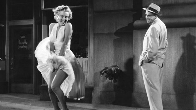 Marilyn Monroe and Tom Ewell in "The Seven Year Itch"  