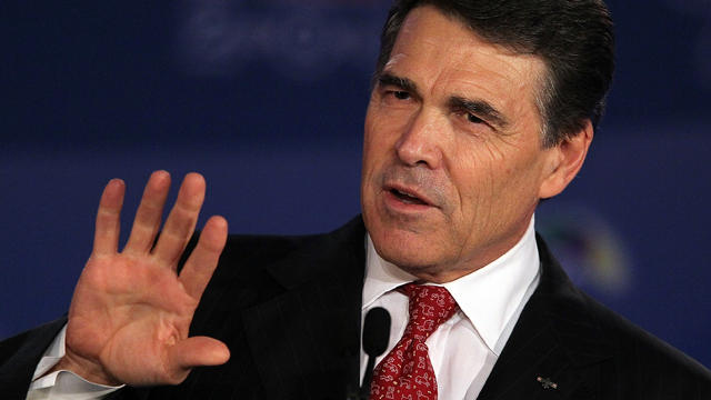 GOP race spotlight on Texas Gov. Perry 