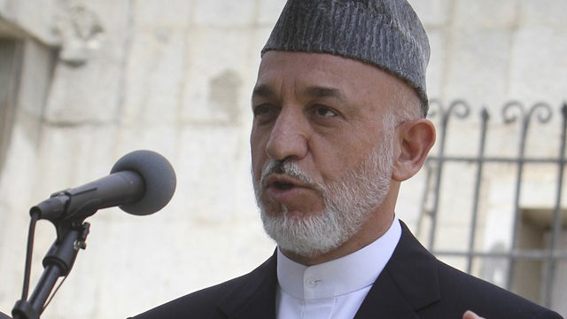 Afghan President Hamid Karzai  