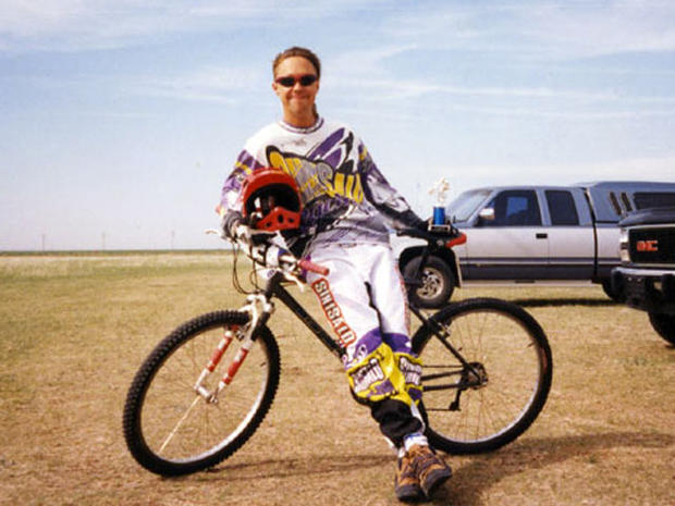 Michael Golub was passionate about BMX racing, as seen in this photo circa 1997. 