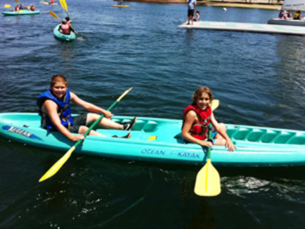 Kayaking at Aquatic Center 