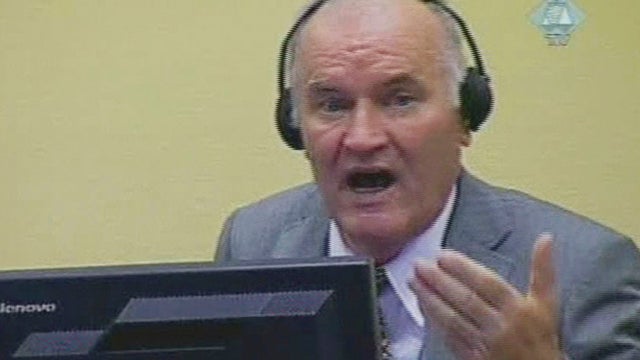 Mladic in courtroom 
