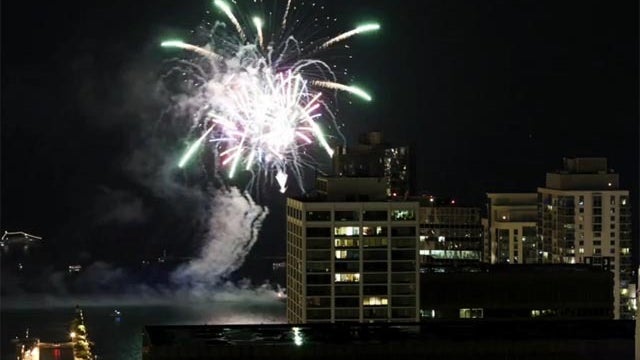 time lapse fireworks chicago 