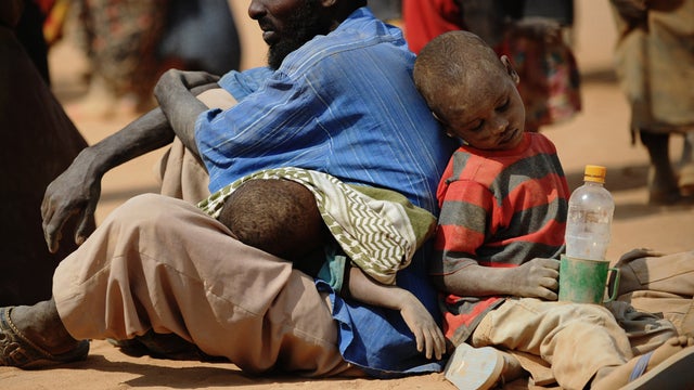 Somali refugees at the Dadaab camp in Kenya 
