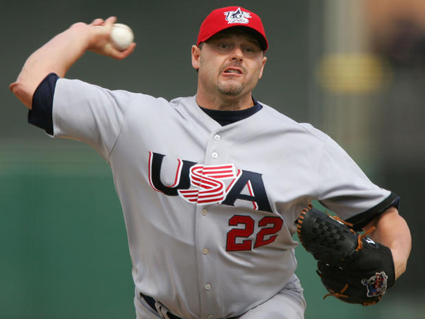 Roger Clemens of Team USA  