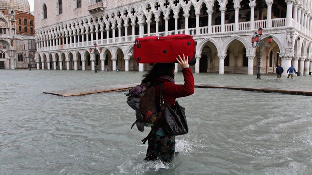 Venice flooded 
