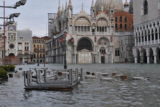 Piazza San Marco under water