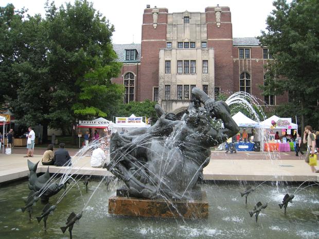 Ann Arbor fountain 