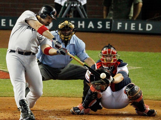 Adrian Gonzalez hits a solo home run 