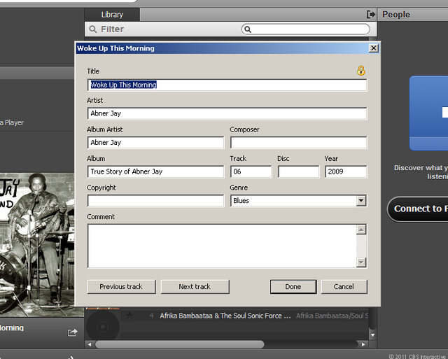 Spotify's ID3 editing feature 