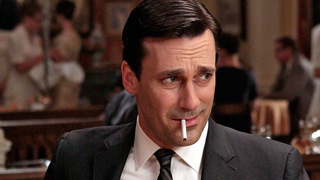 Jon Hamm portrays Don Draper in the AMC series, "Mad Men."  