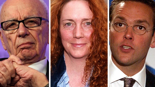 Rupert Murdoch, Rebekah Brooks, James Murdoch 