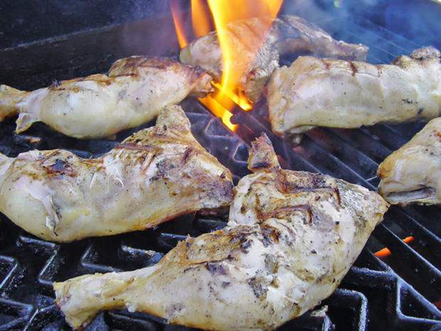 Chicken on the grill 