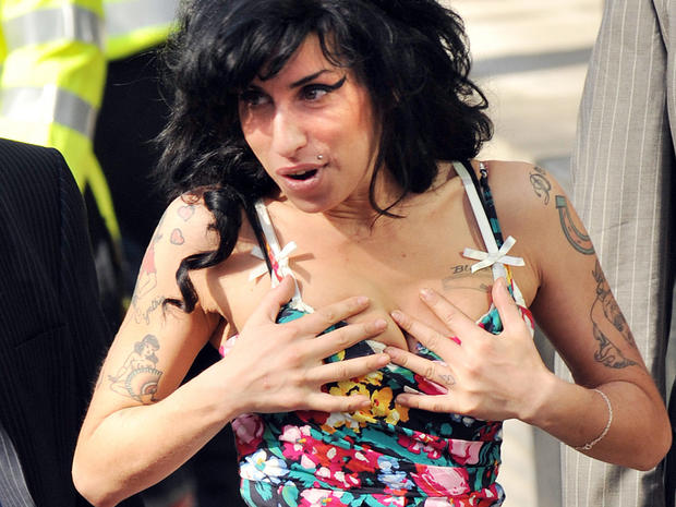 British singer Amy Winehouse arrives at Westminster Magistrates Court, in west London, on March 17, 2009. 