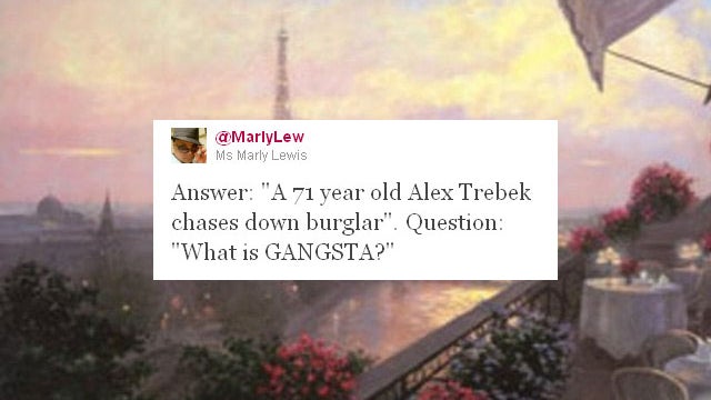 "Jeopardy" host Alex Trebek chases burglar, fans react on Twitter 