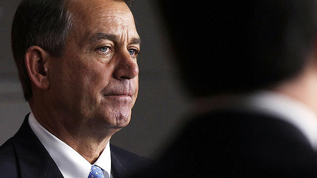 U.S. Speaker of the House Rep. John Boehner (R-OH) listens during a news conference July 28, 2011 on Capitol Hilll in Washington, DC.  