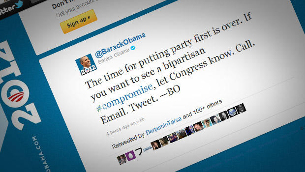 President Obama twitter feed 