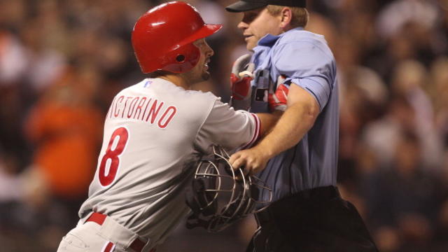 Philadelphia Phillies center fielder Shane Victorino suspended for  participation in brawl 