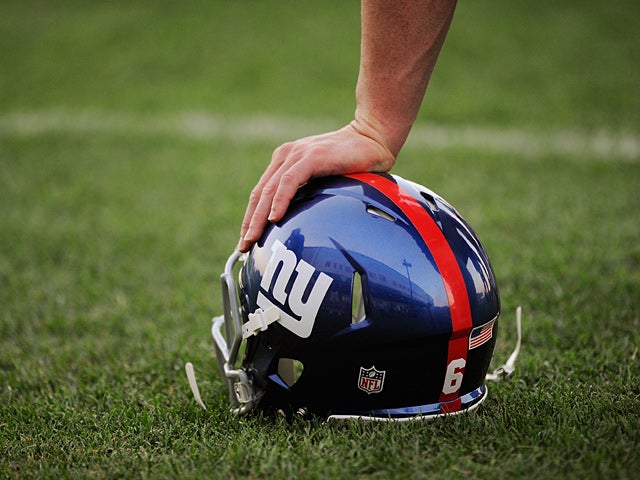 The reflection on the helmet of Matt Dodge 