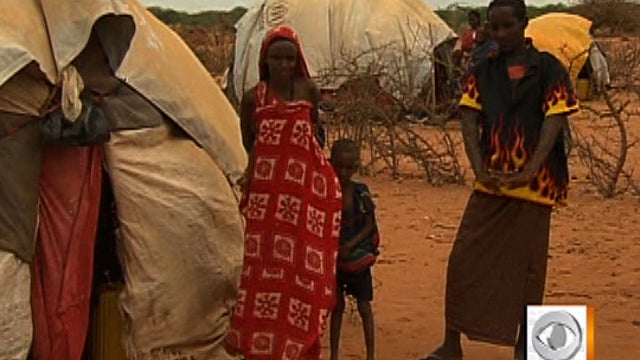 Somalis in refugee camp in Dadaab, Kenya 