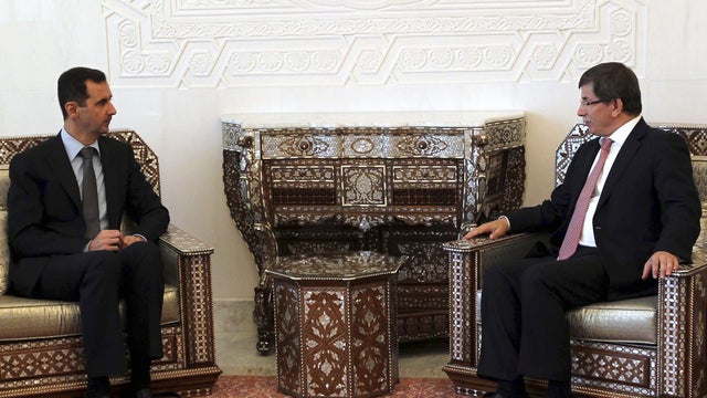 Turkey's top diplomat meets Syrian President Bashar al-Assad 