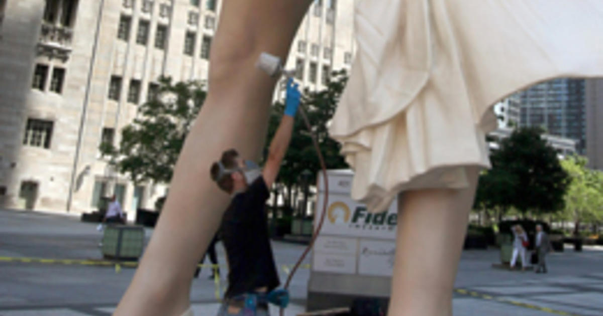 Backlash hits giant Marilyn Monroe statue for 'forcing upskirting