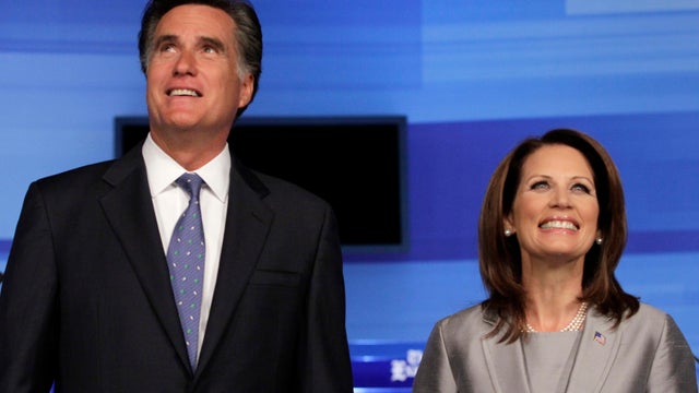 Mitt Romney, Michele Bachmann 
