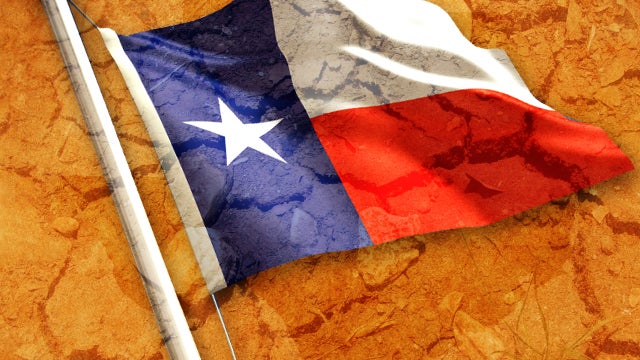 Drought in state of Texas 