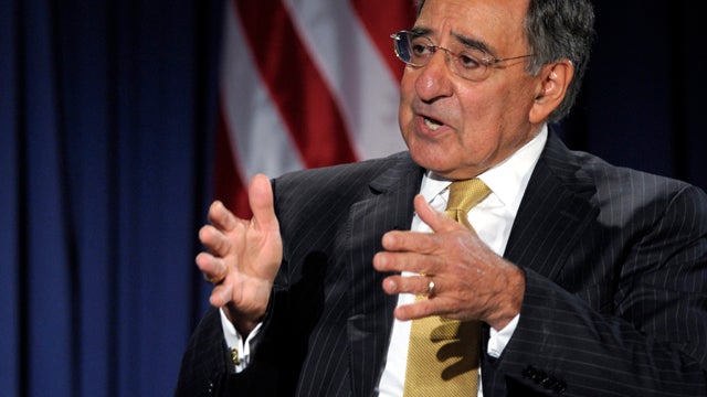 Defense Secretary Leon Panetta speaks during an event at the National Defense University in Washington Aug. 16, 2011. 