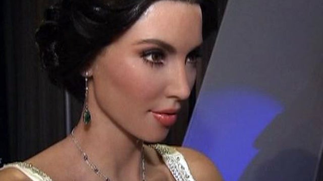 Kim Kardashian bridal wax figure unveiled 