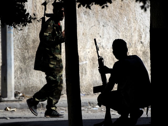 Rebels on the streets of Tripoli 
