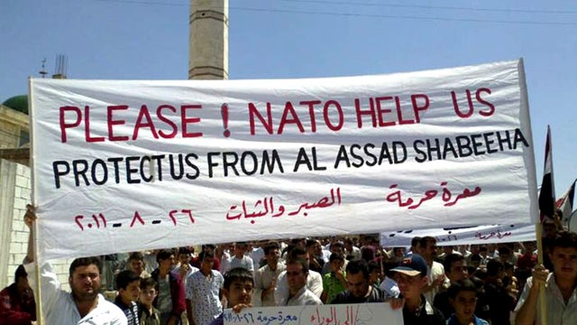 syria, protests, dissidents, protesters, NATO 