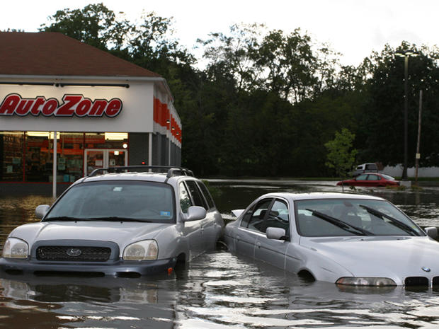 Irene power outages and flooding 