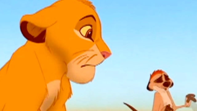 Scene from "The Lion King" animated movie 