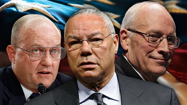Lawrence Wilkerson, Colin Powell and Dick Cheney 