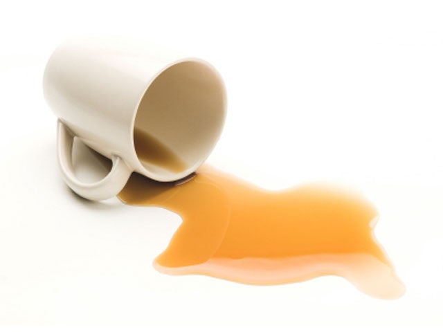 How to stop a coffee ring using simple physics 